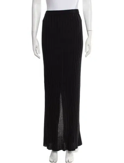 Pre-owned Dissh Long Skirt In Black