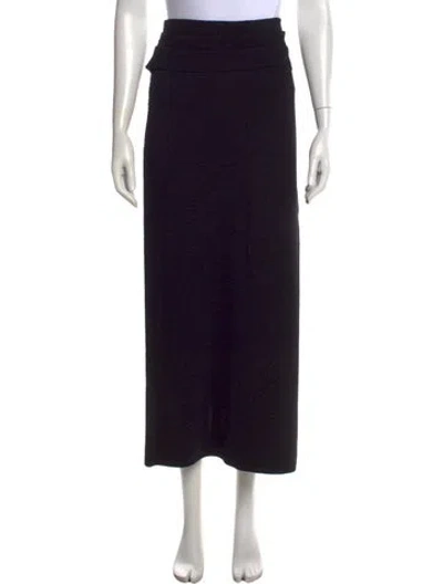 Pre-owned Dissh Long Skirt In Black
