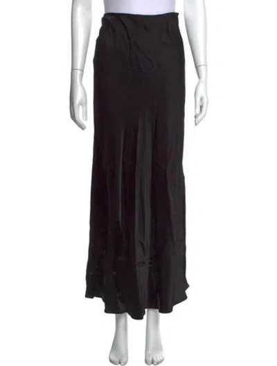 Pre-owned Dissh Long Skirt In Black