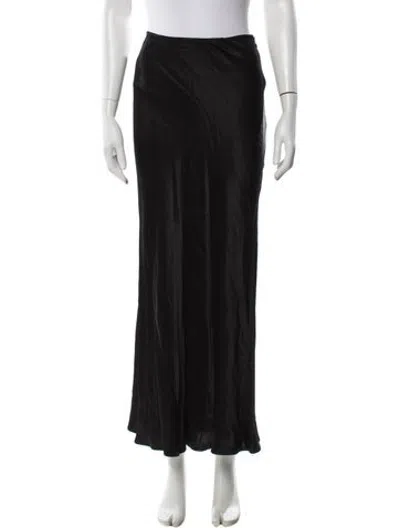 Pre-owned Dissh Long Skirt In Black