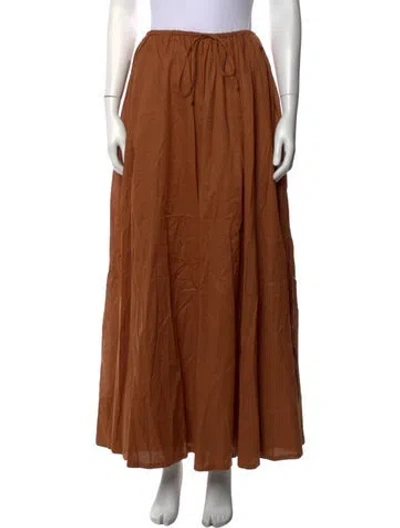 Pre-owned Dissh Long Skirt In Brown
