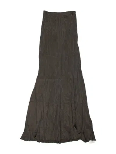 Pre-owned Dissh Long Skirt In Gray