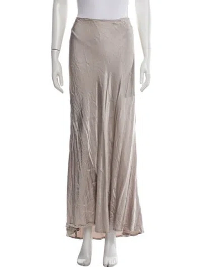 Pre-owned Dissh Long Skirt In Gray