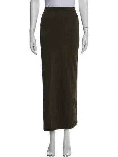 Pre-owned Dissh Long Skirt In Green