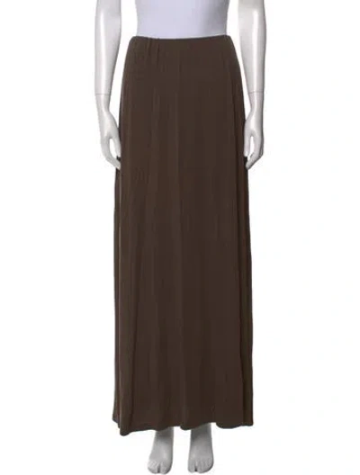 Pre-owned Dissh Long Skirt In Neutral