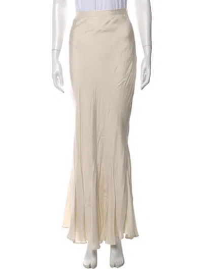 Pre-owned Dissh Long Skirt In Neutral