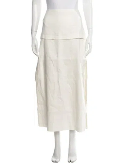 Pre-owned Dissh Long Skirt In Neutral