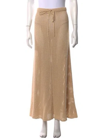 Pre-owned Dissh Long Skirt In Neutrals