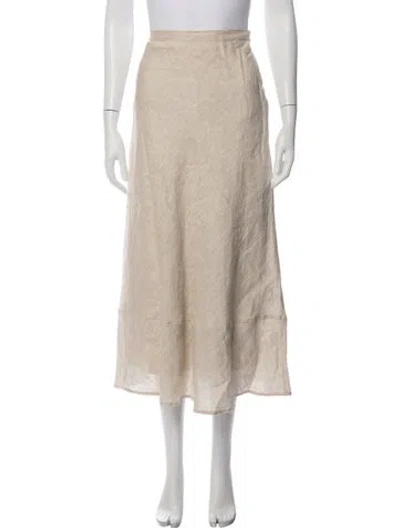 Pre-owned Dissh Long Skirt In Neutrals