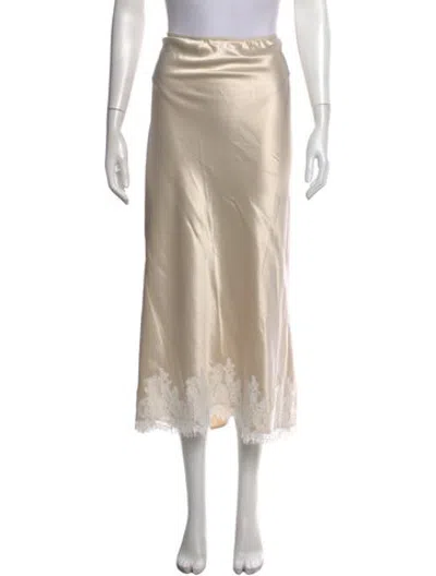 Pre-owned Dissh Long Skirt In Neutrals