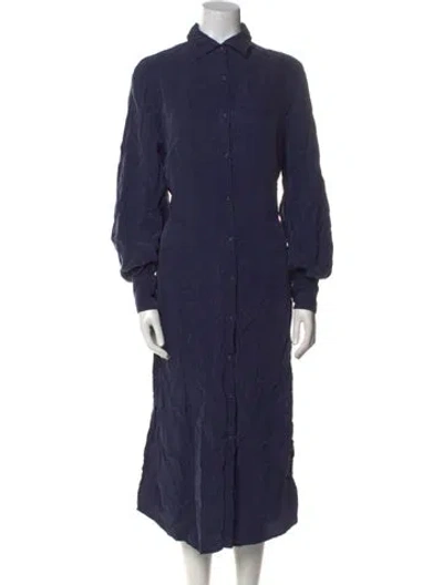 Pre-owned Dissh Midi Length Dress In Blue