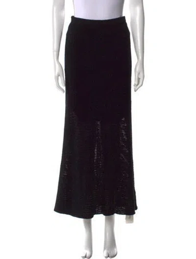 Pre-owned Dissh Midi Length Skirt In Black