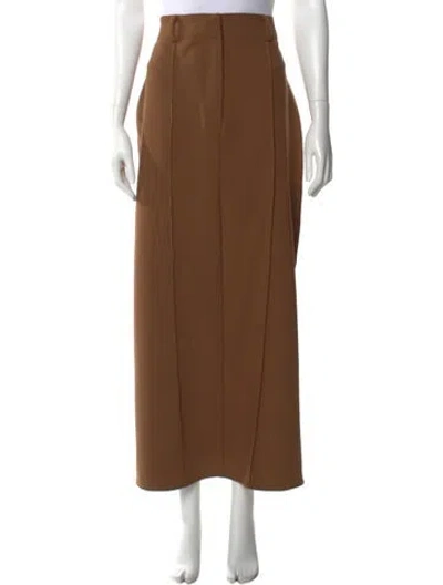 Pre-owned Dissh Midi Length Skirt In Brown