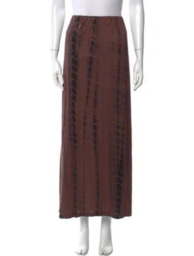 Pre-owned Dissh Midi Length Skirt In Brown