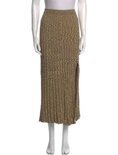 Pre-owned Dissh Midi Length Skirt In Neutral