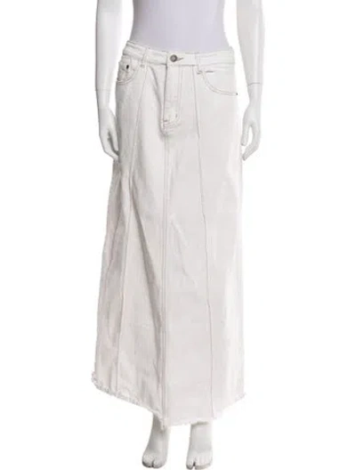 Pre-owned Dissh Midi Length Skirt In Neutral