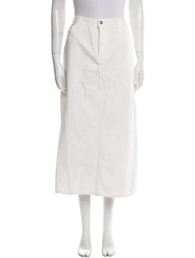 Pre-owned Dissh Midi Length Skirt In Neutral
