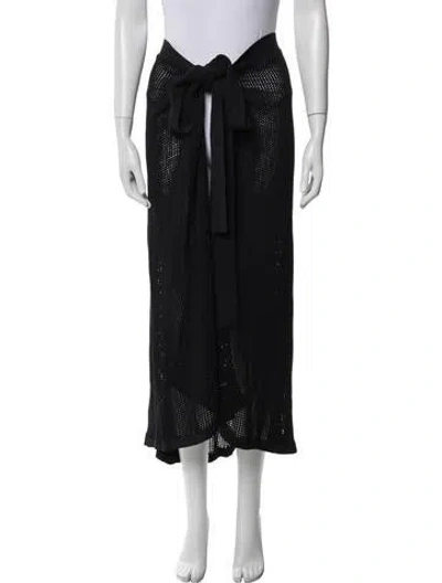 Pre-owned Dissh Midi Length Skirt W/ Tags In Black