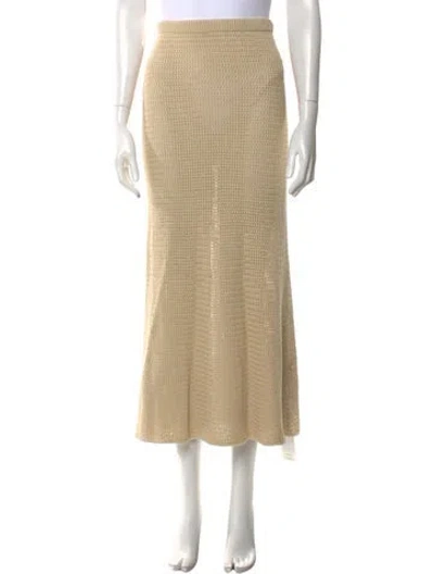 Pre-owned Dissh Midi Length Skirt W/ Tags In Neutral