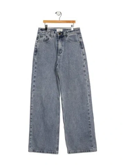 Pre-owned Dissh Mid-rise Wide Leg Jeans In Blue