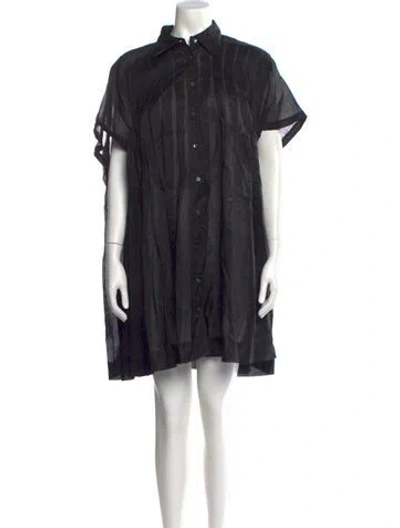 Pre-owned Dissh Mini Dress In Black