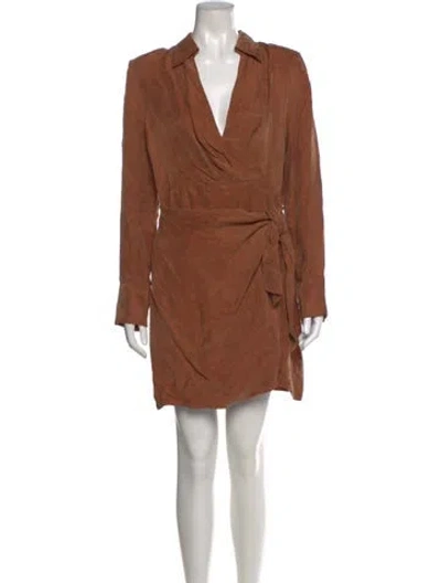 Pre-owned Dissh Mini Dress In Brown