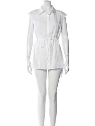 Pre-owned Dissh Mini Dress In White