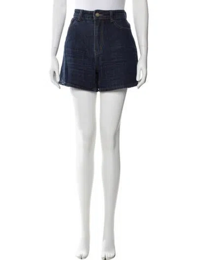 Pre-owned Dissh Mini Shorts In Blue