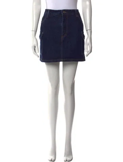 Pre-owned Dissh Mini Shorts In Blue