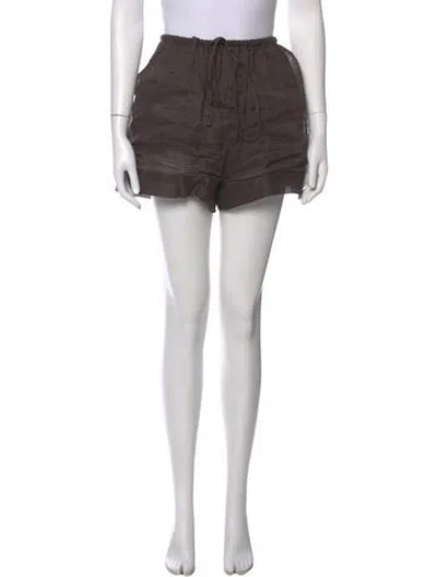 Pre-owned Dissh Mini Shorts In Brown