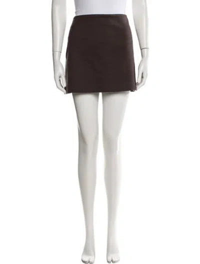 Pre-owned Dissh Mini Shorts In Brown