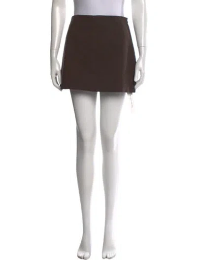 Pre-owned Dissh Mini Shorts In Brown