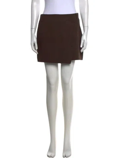 Pre-owned Dissh Mini Shorts In Brown