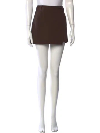 Pre-owned Dissh Mini Shorts In Brown