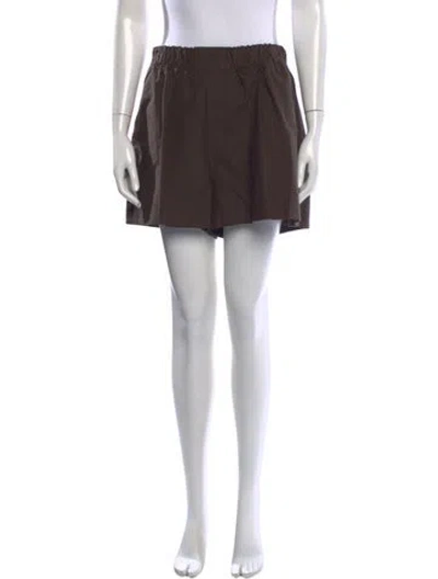 Pre-owned Dissh Mini Shorts In Brown