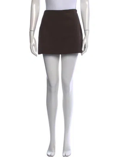 Pre-owned Dissh Mini Shorts In Brown