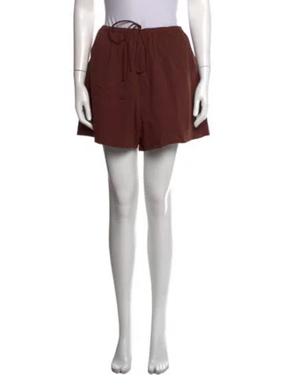 Pre-owned Dissh Mini Shorts In Brown