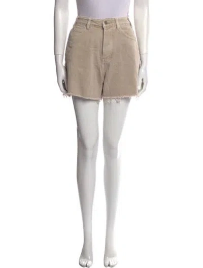 Pre-owned Dissh Mini Shorts In Neutral