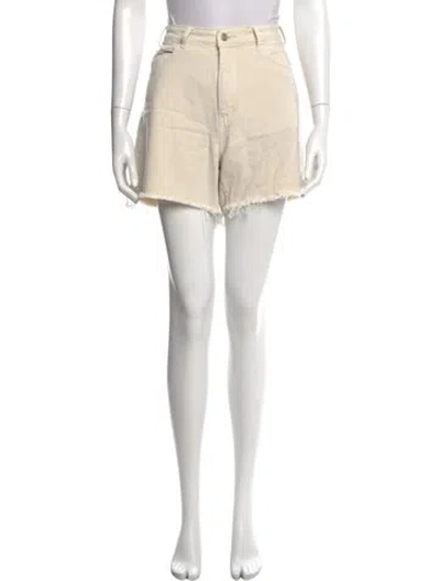 Pre-owned Dissh Mini Shorts In Neutral