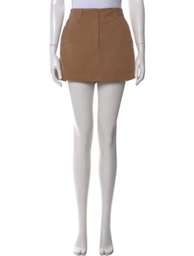 Pre-owned Dissh Mini Shorts In Neutral