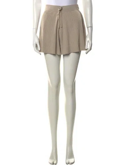 Pre-owned Dissh Mini Shorts In Neutral