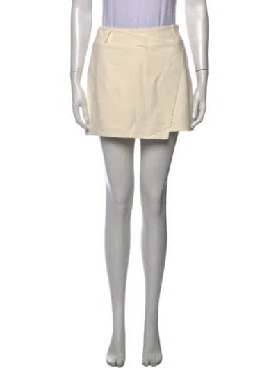 Pre-owned Dissh Mini Shorts In Neutrals