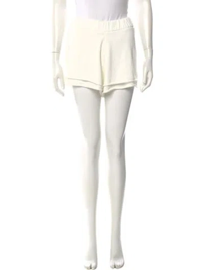 Pre-owned Dissh Mini Shorts In White