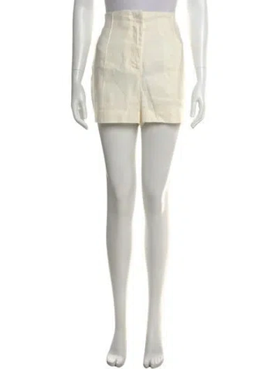 Pre-owned Dissh Mini Shorts In White
