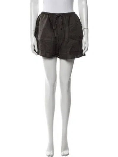 Pre-owned Dissh Mini Shorts In White