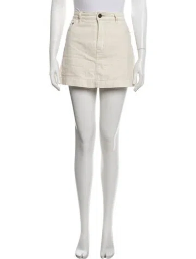 Pre-owned Dissh Mini Shorts In White