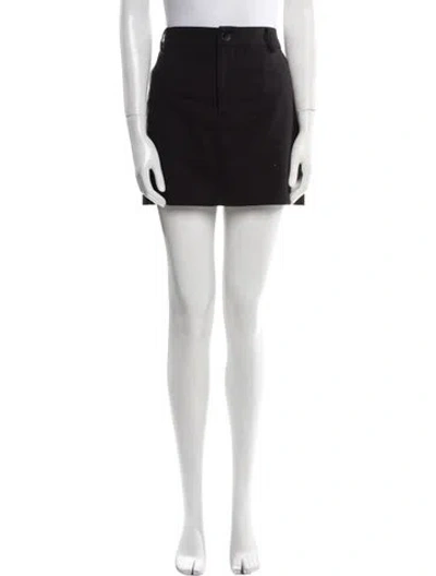 Pre-owned Dissh Mini Skirt In Black