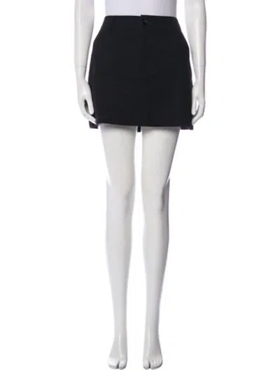 Pre-owned Dissh Mini Skirt In Black