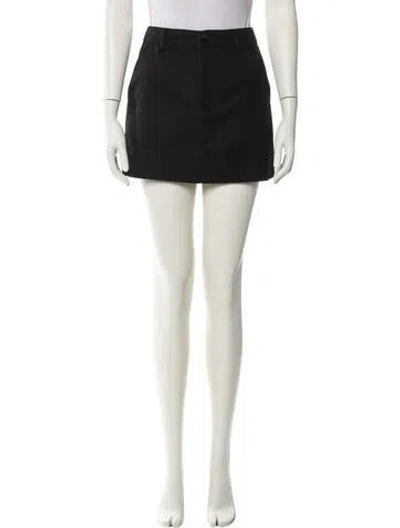 Pre-owned Dissh Mini Skirt In Black