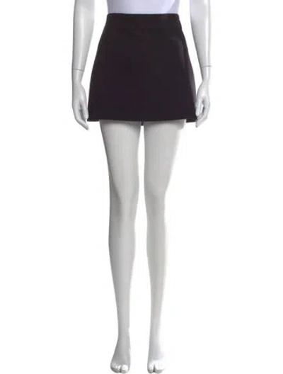 Pre-owned Dissh Mini Skirt In Black